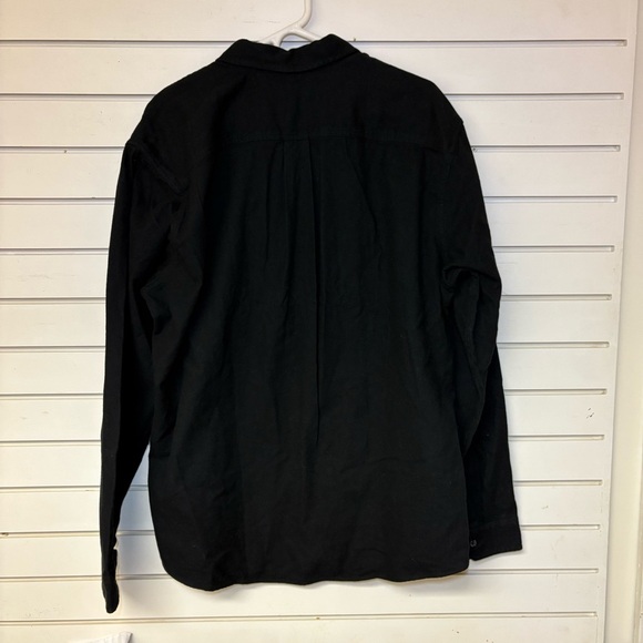 Eddie Bauer Mens XL Eddie's Favorite Flannel Classic Fit Shirt Black Coal NWT - Picture 6 of 11